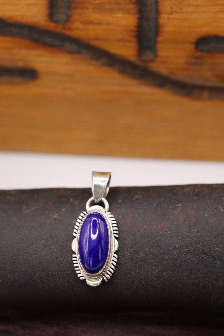 Oval Lapis Pendant
