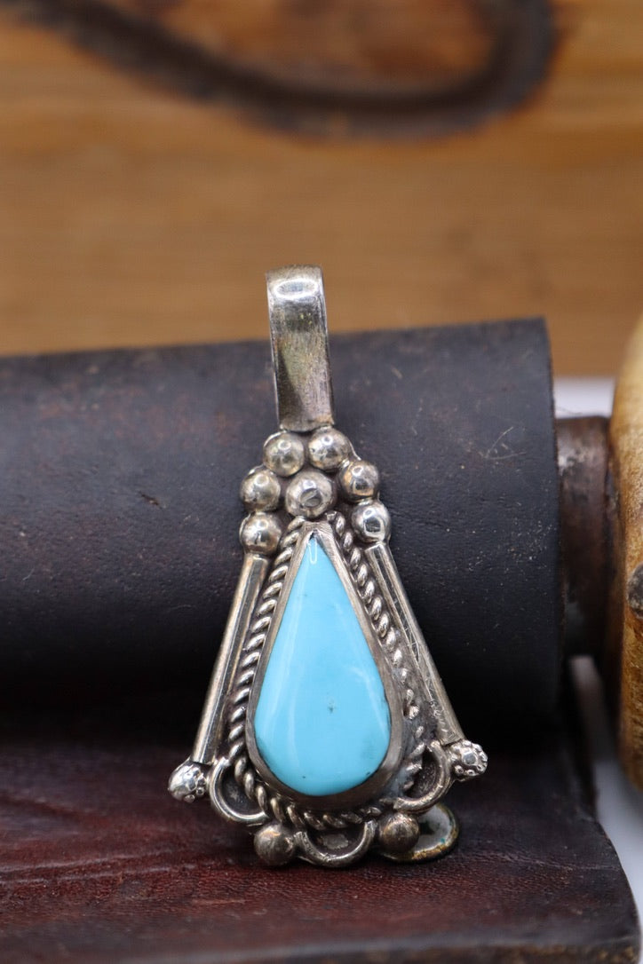 Framed Teardrop Pendant $