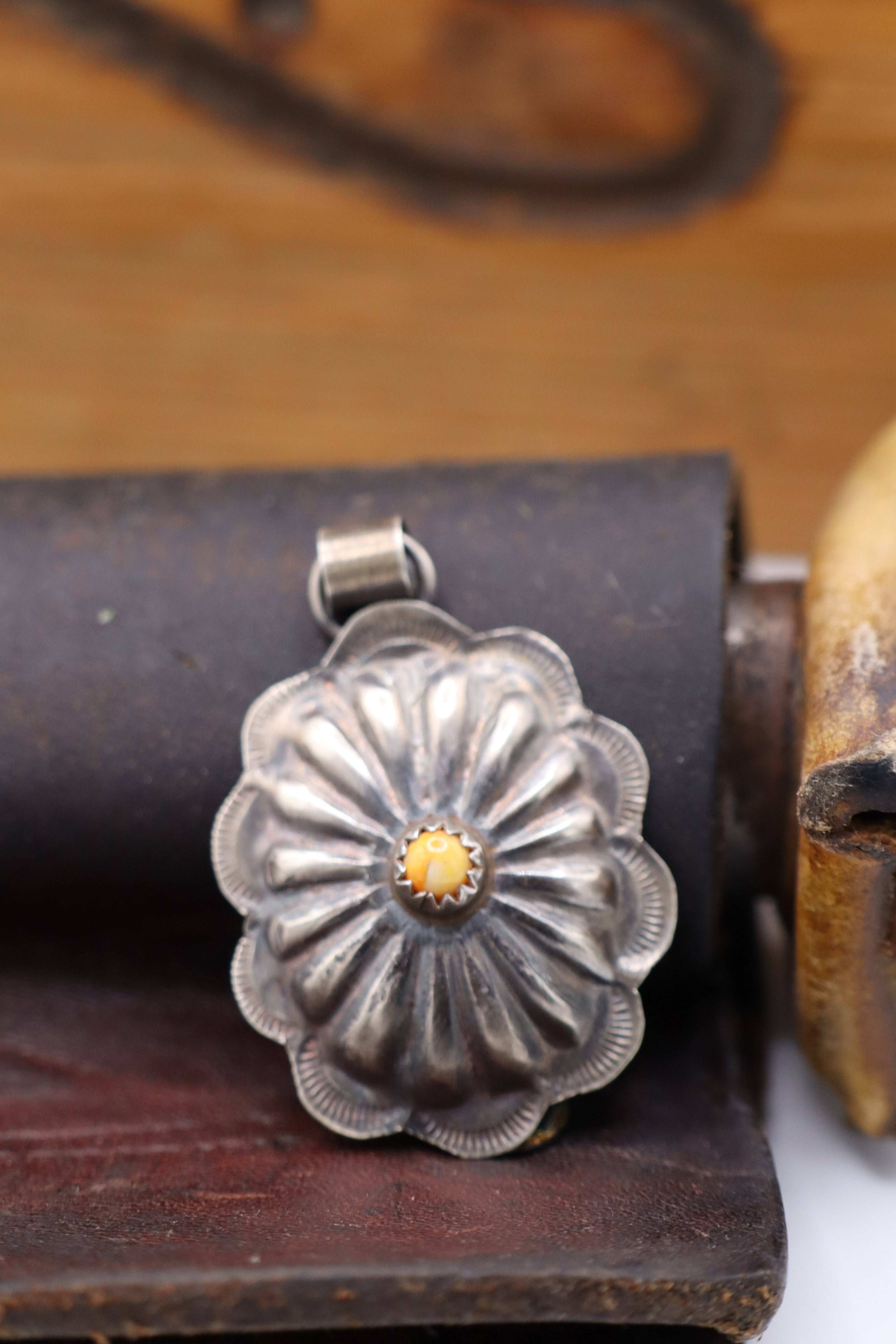 Spiney Concho Pendant