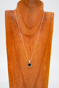 Onyx Circle Necklace