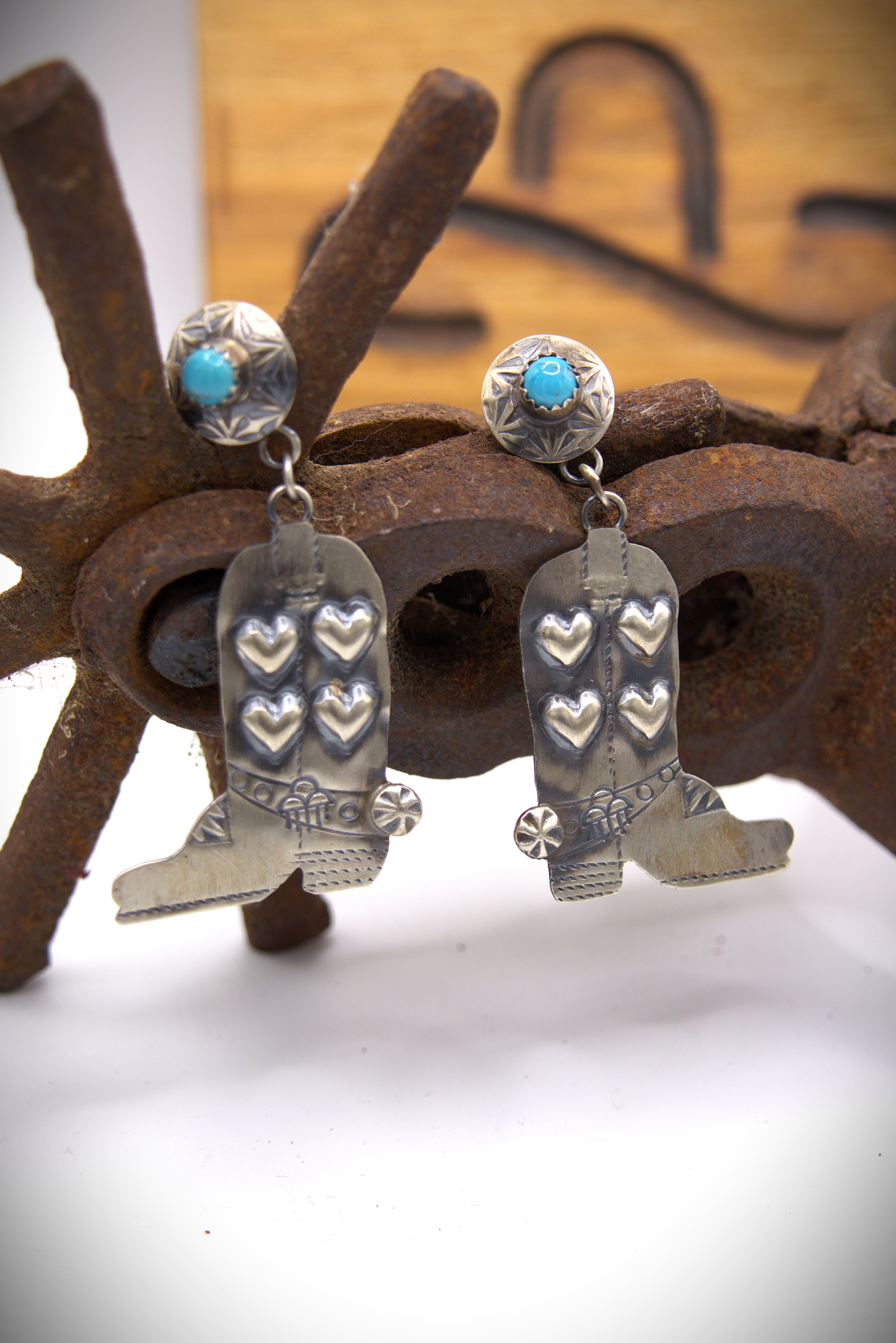 Sweetheart Boot Earrings