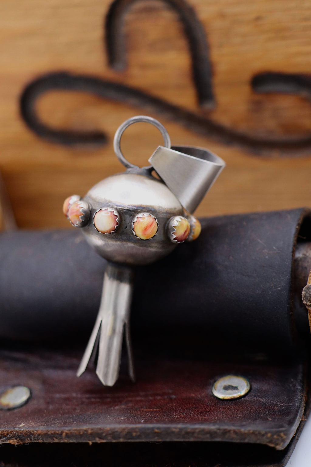 Spiney Squash Pendant