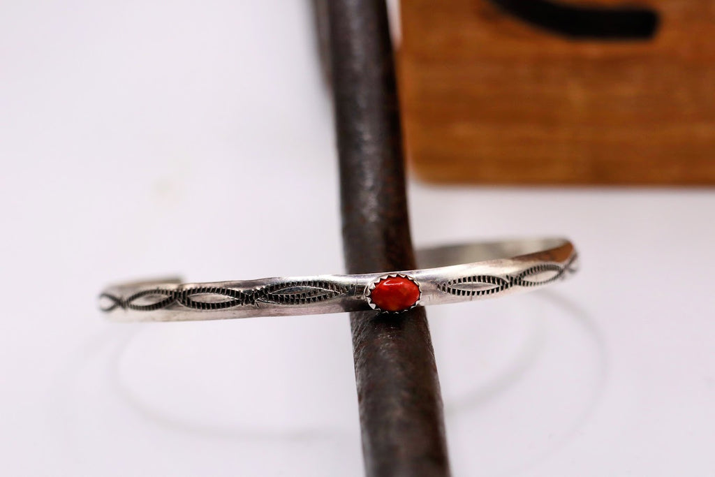 Simple Coral Cuff