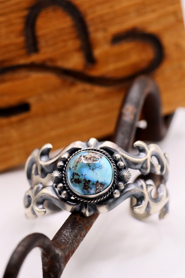 Golden Hills Sandcast Cuff