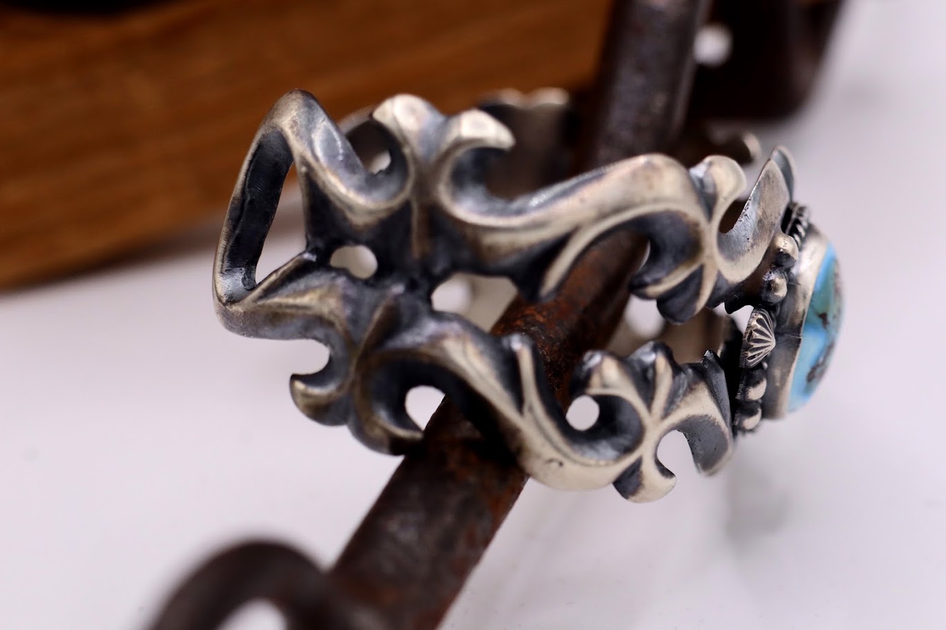 Golden Hills Sandcast Cuff