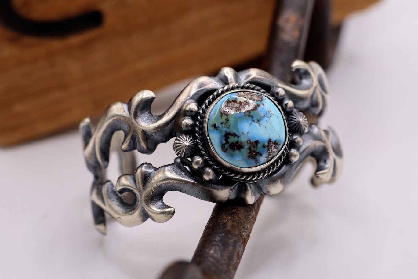 Golden Hills Sandcast Cuff