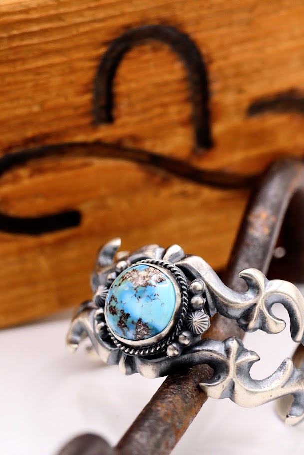Golden Hills Sandcast Cuff