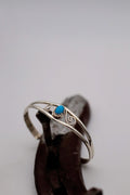Swirly Turquoise Baby Cuff