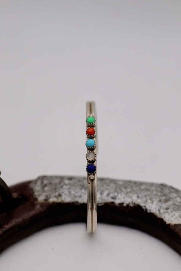 Multi Stone Baby Cuff