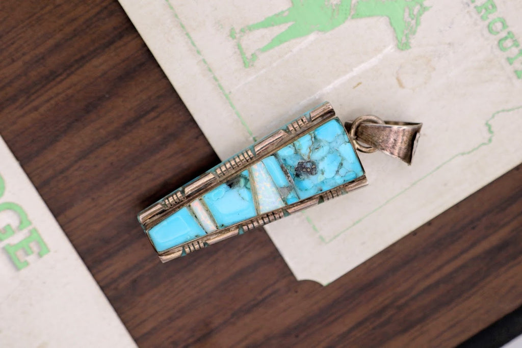 Doublesided Stone Pendant