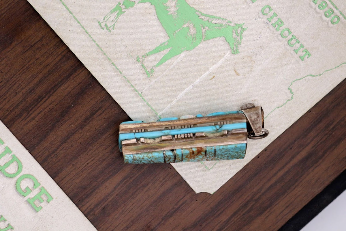 Doublesided Stone Pendant