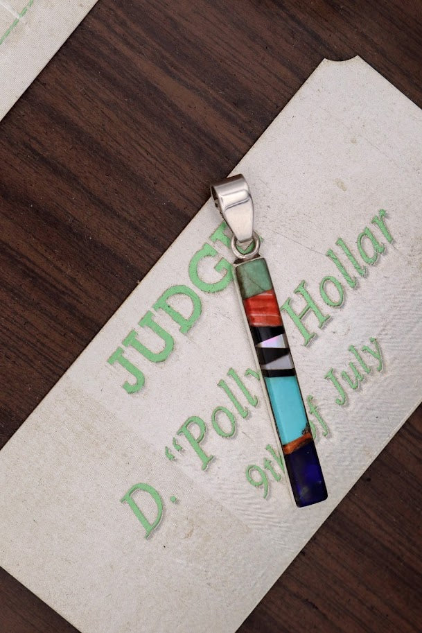 Inlay Bar Pendant