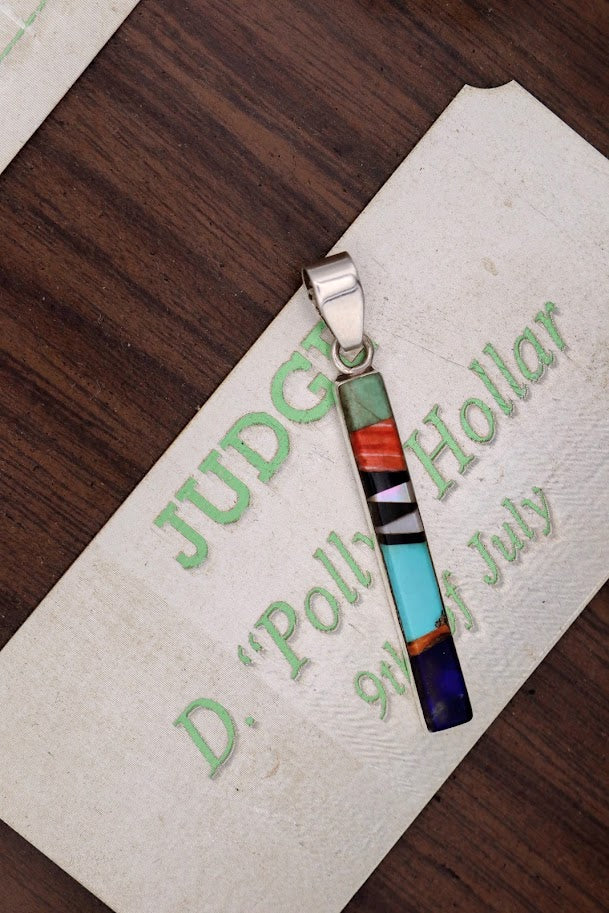 Inlay Bar Pendant