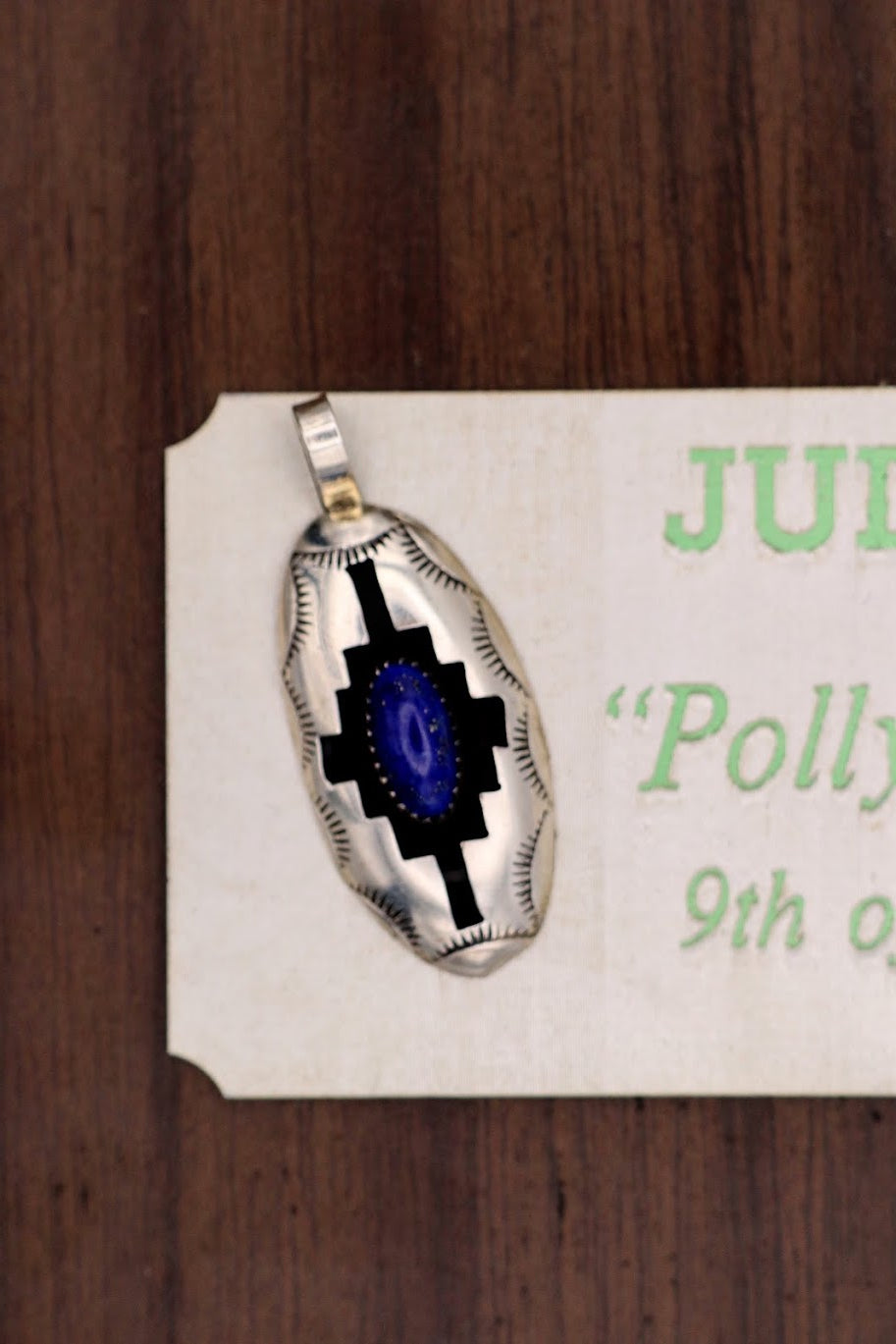 Lapis Shadow Box Pendant