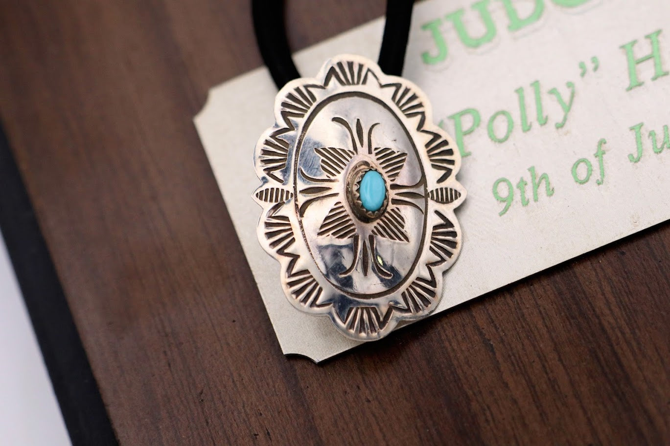 High Polish Turquoise Hair Tie