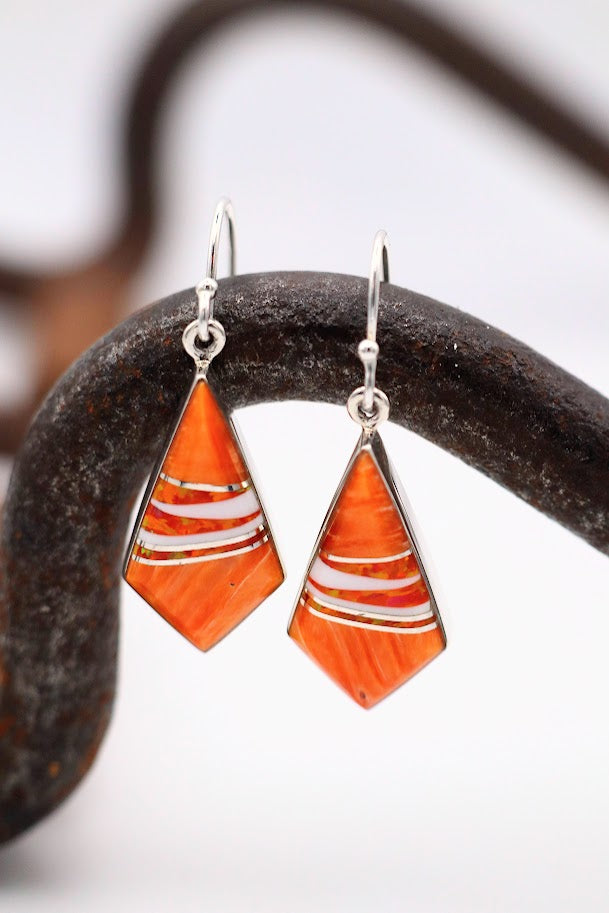 Orange Diamond Earring's