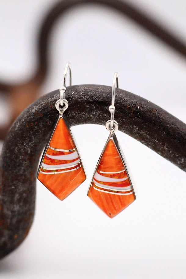 Orange Diamond Earring's