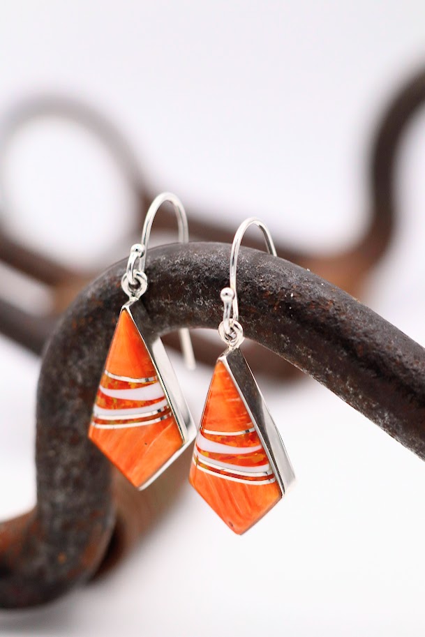 Orange Diamond Earring's
