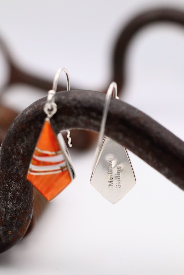 Orange Diamond Earring's