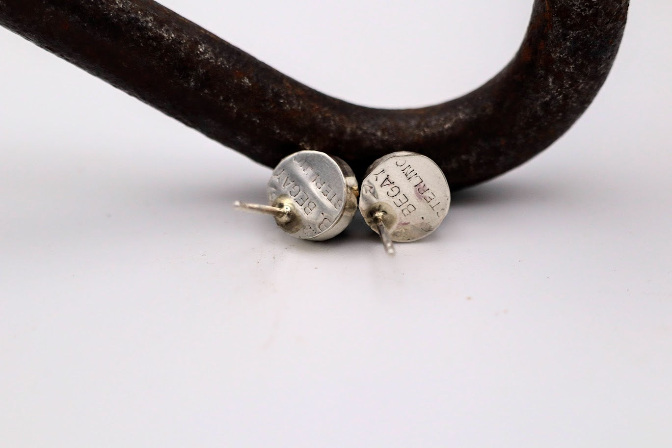 Onyx Circle Studs