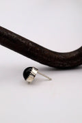 Onyx Circle Studs