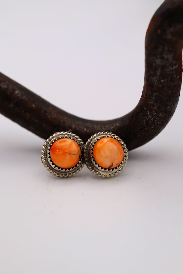 Orange Spiny Studs