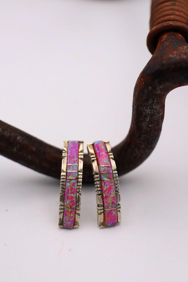 Opal Bar Studs