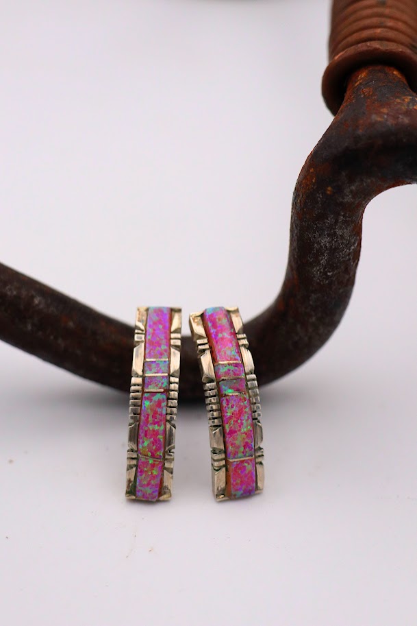 Opal Bar Studs