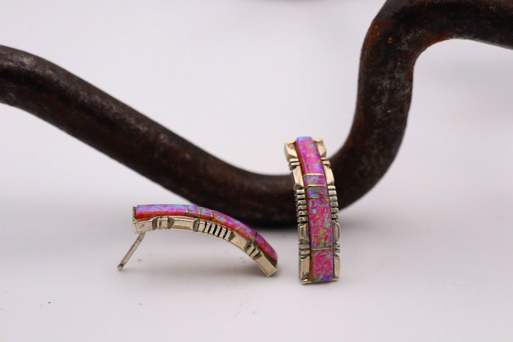 Opal Bar Studs