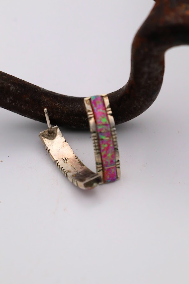 Opal Bar Studs