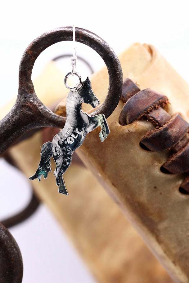 Louis Turquoise Horse Earrings