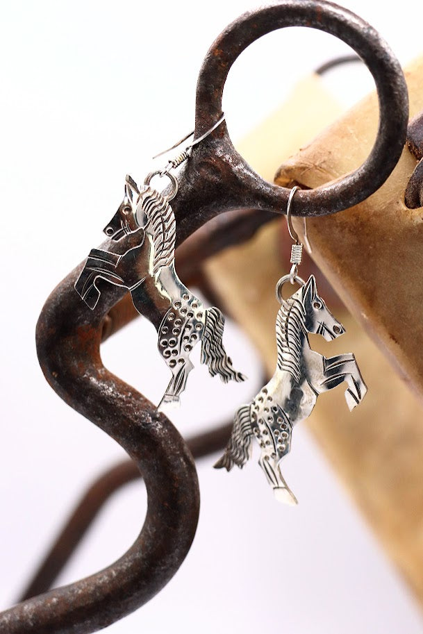 Louis Horse Earrings