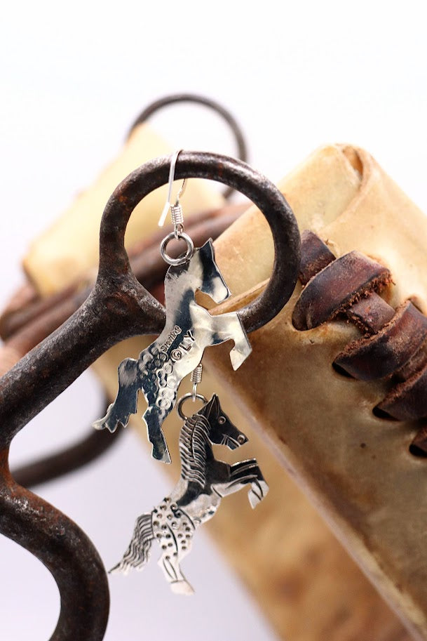 Louis Horse Earrings