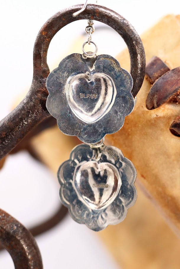 Heart Concho Earrings