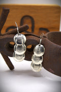 Triple Pillow Bead Earrings