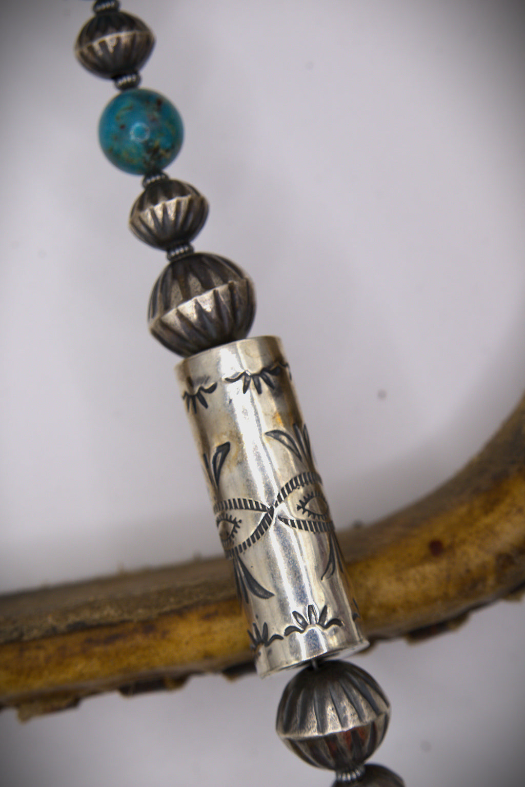 Navajo Barrel Bead Necklace