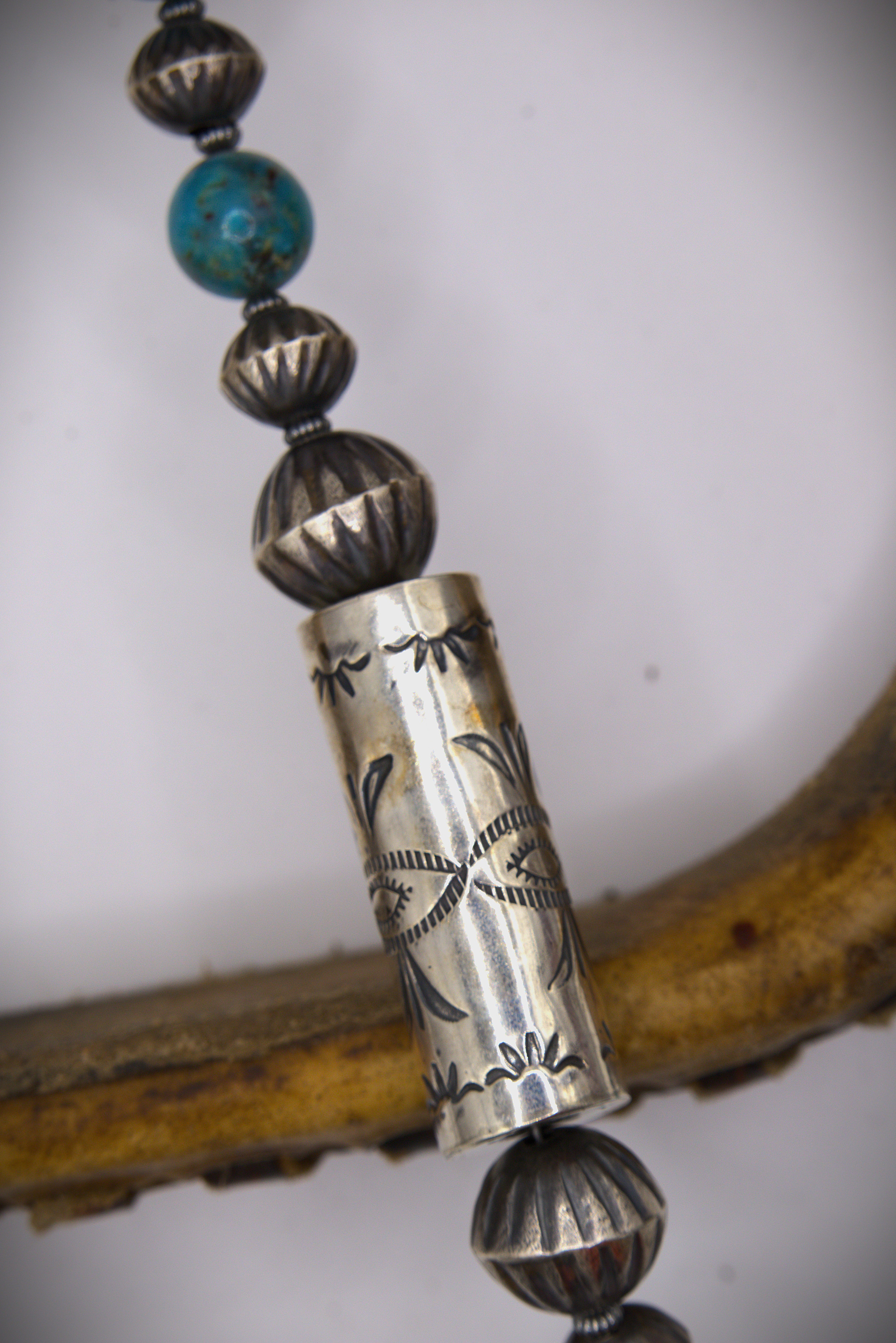 Navajo Barrel Bead Necklace