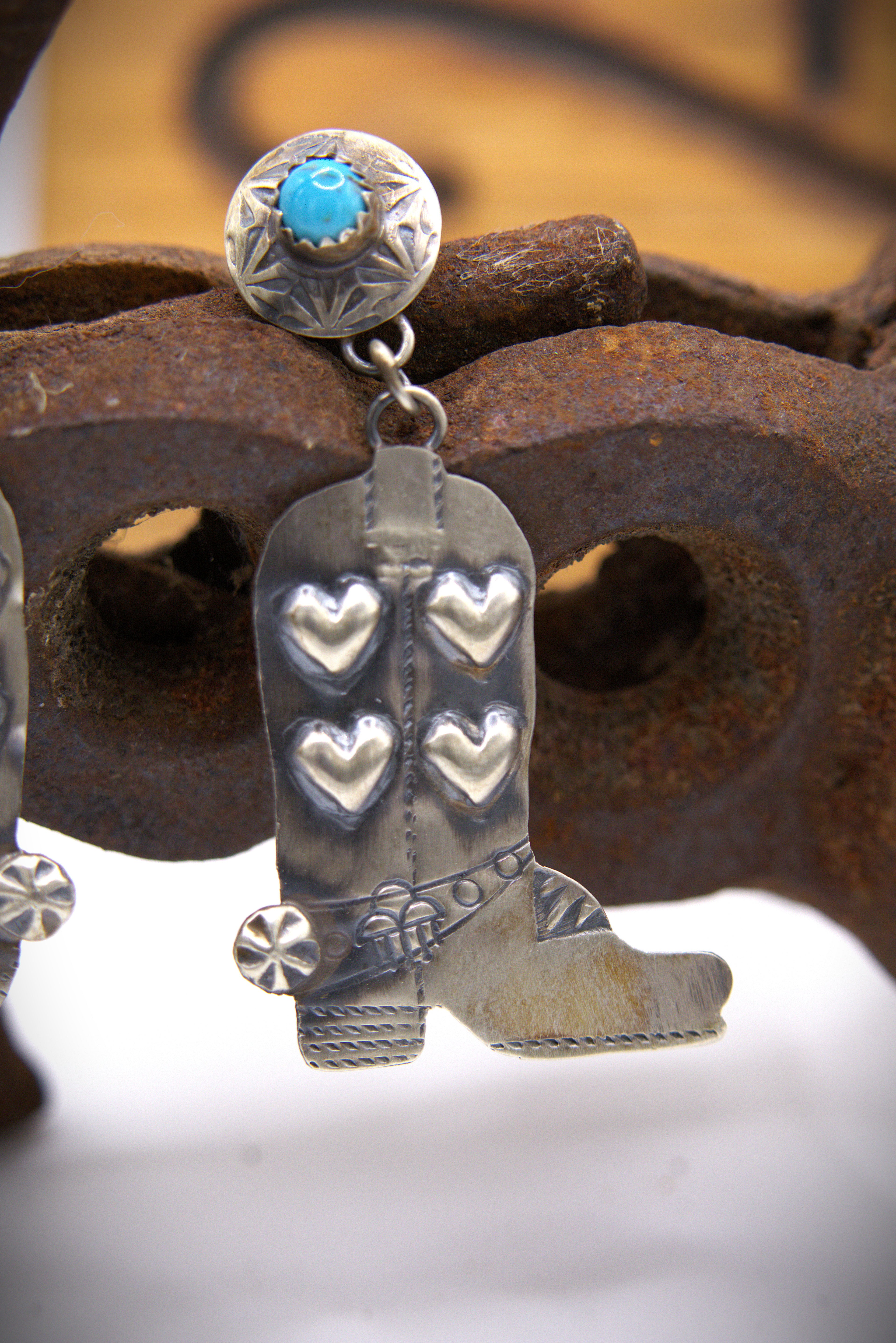 Sweetheart Boot Earrings